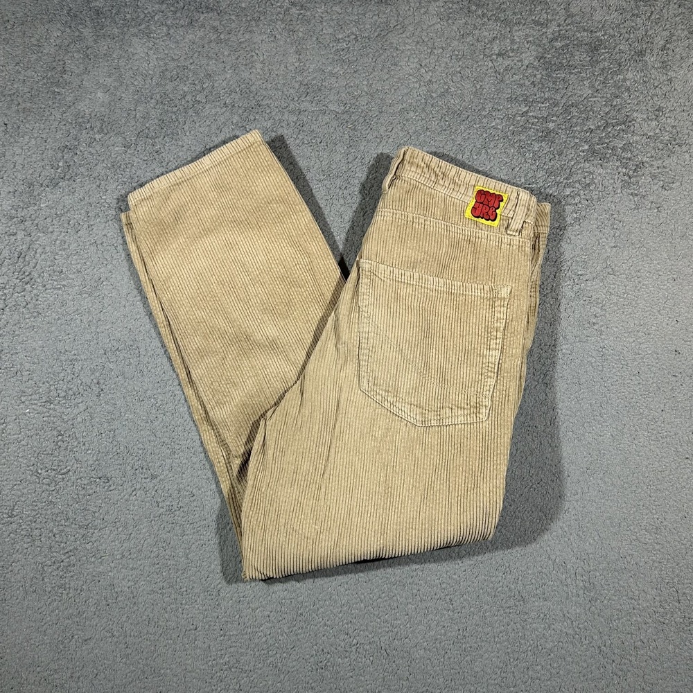 Empyre Corduroy Pants Beige Men's Size 30 Relaxed Fit Loose Baggy Skate #2744